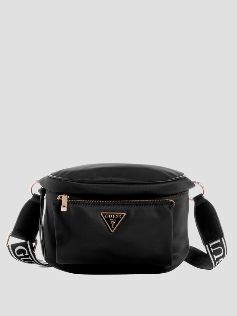 Guess Power Play Mini Sling Bag - Black