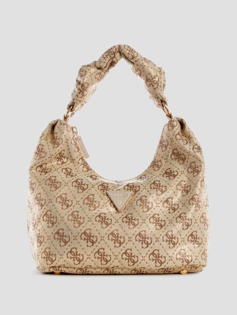 Guess Velina Quattro G Hobo Bag - Monogram Wash