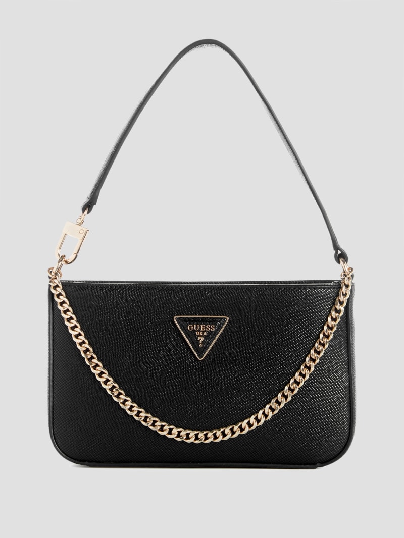 Guess Brynlee Mini Top-Zip Shoulder Bag - Black