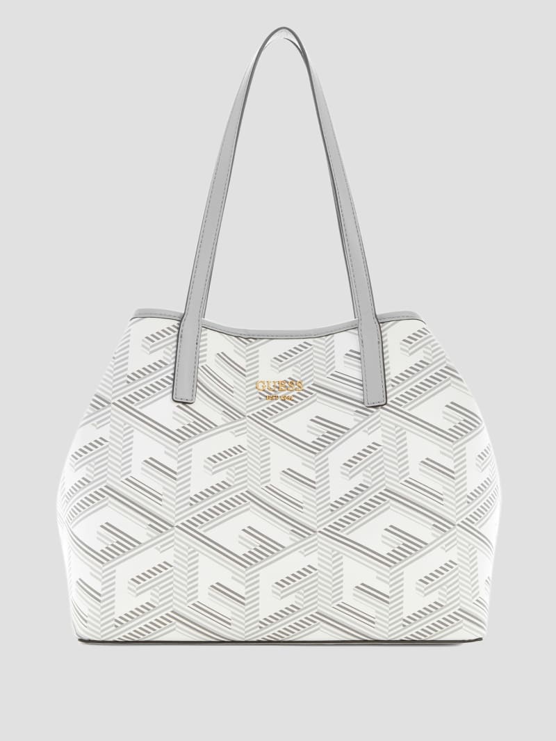 Guess Vikky G Cube Tote - Steel