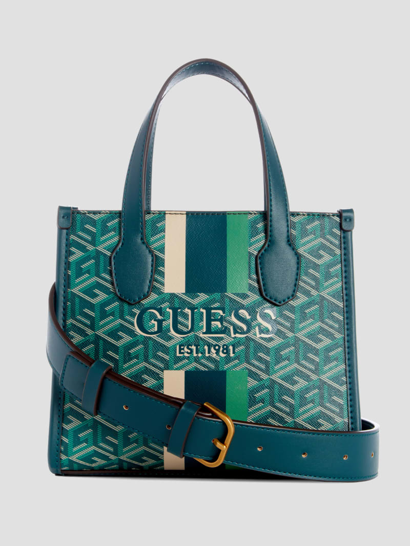 Guess Silvana Mini Totes - Hunter Logo