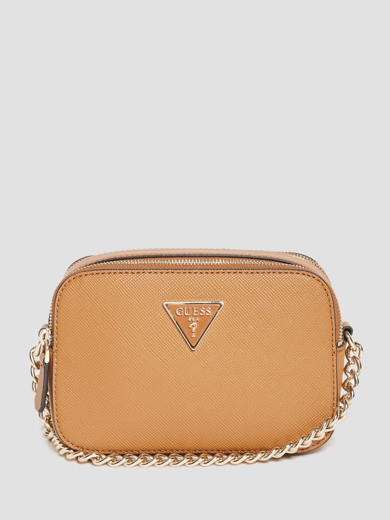 Guess Noelle Camera Crossbody - Light Cognac