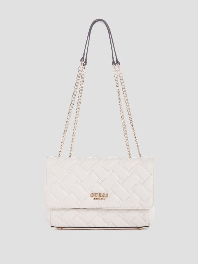 Guess Alanna Convertible Crossbody - Ivory