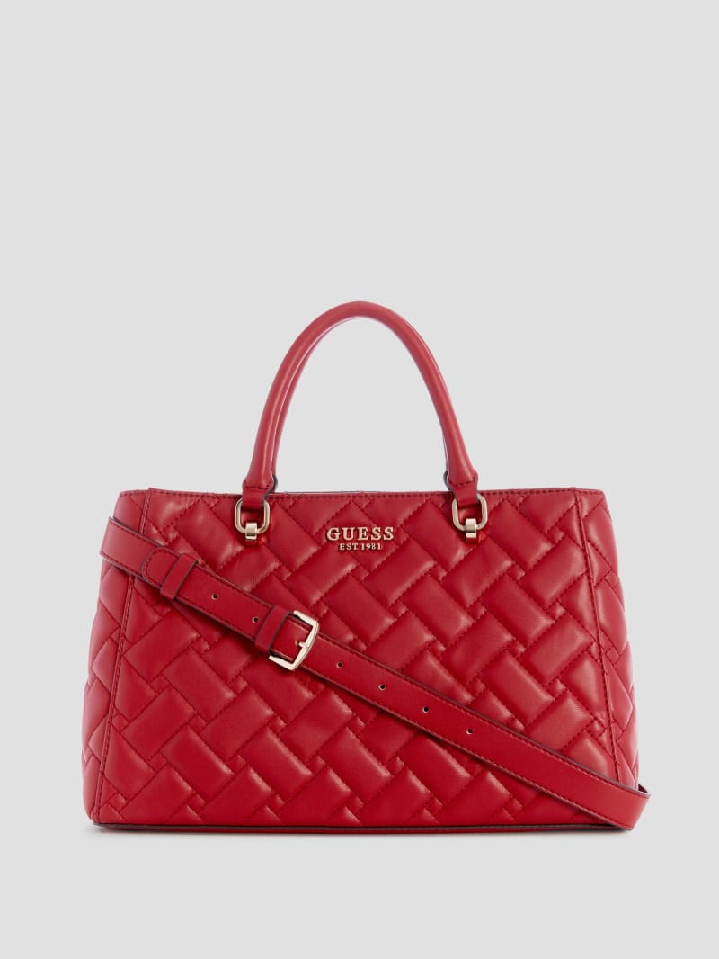 Guess Alanna Girlfriend Satchel - Red