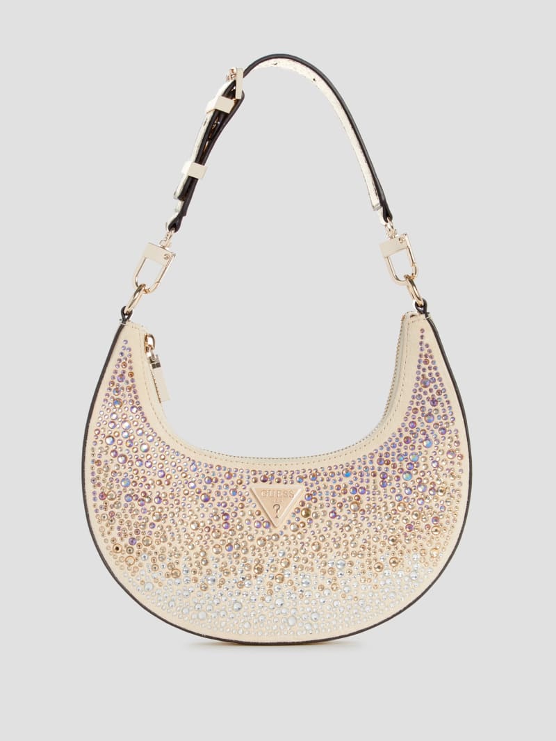 Guess Lua Rhinestone Shoulder Bag - Gold