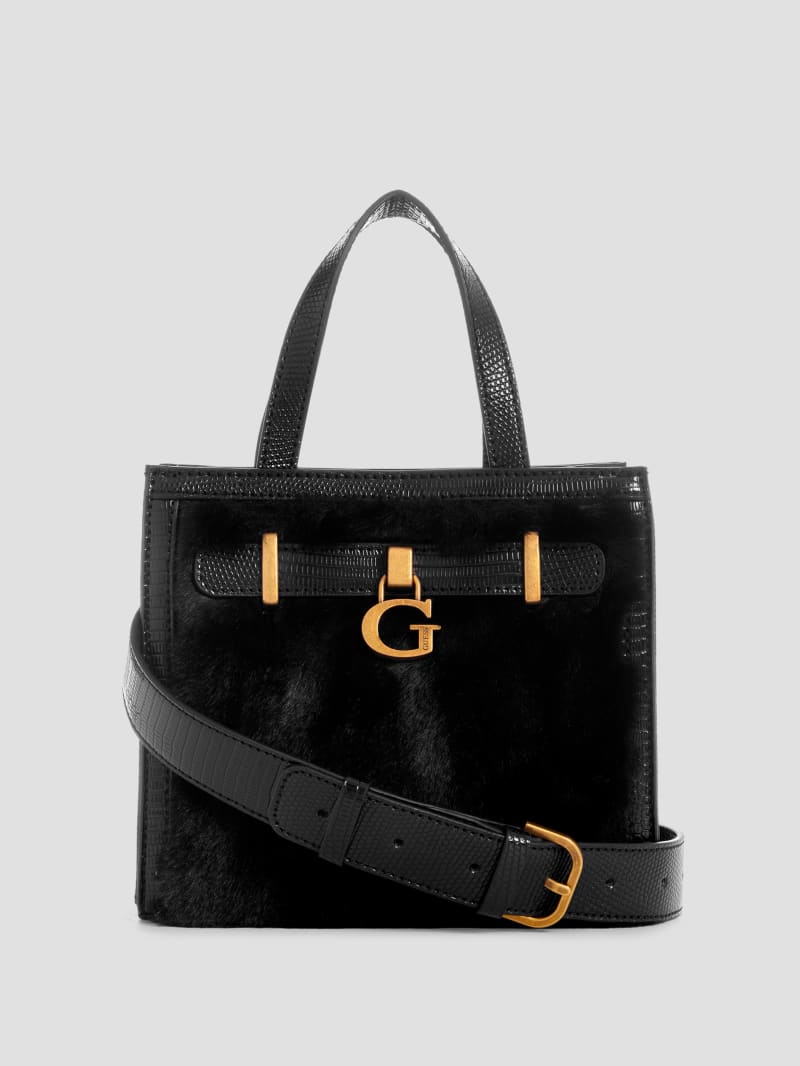 Guess Bergen Compartment Mini Tote - Black