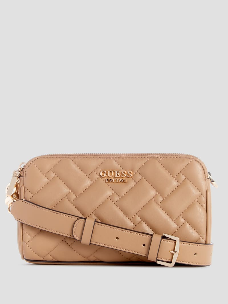 Guess Alanna Status Crossbody - Beige Overflow