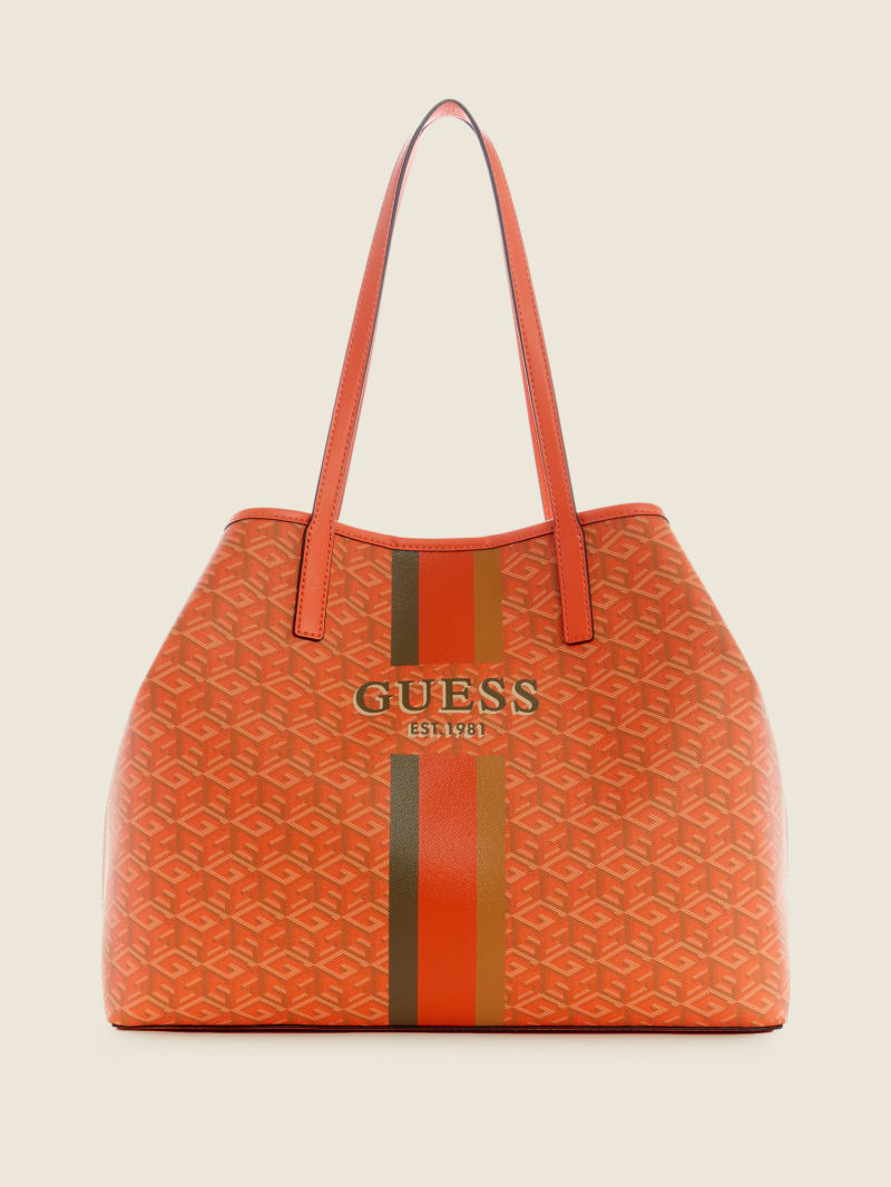 Guess Vikky Large Tote - Orange Logo