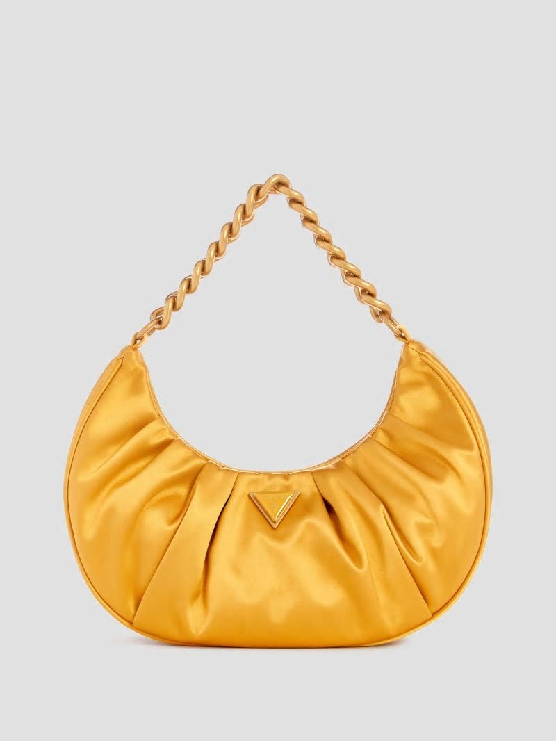 Guess Tori Satin Shoulder Bag - Topaz