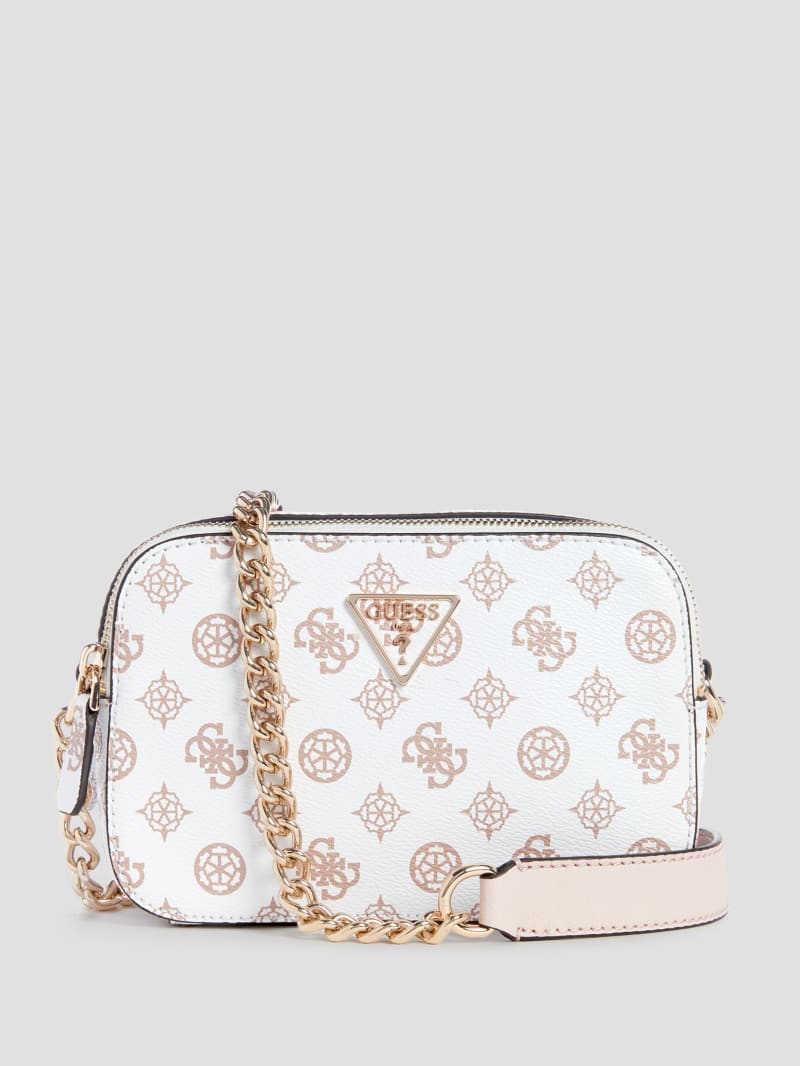 Guess Noelle Peony Logo Camera Crossbody - Willow