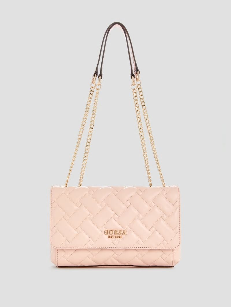 Guess Alanna Convertible Crossbody - Light Rose