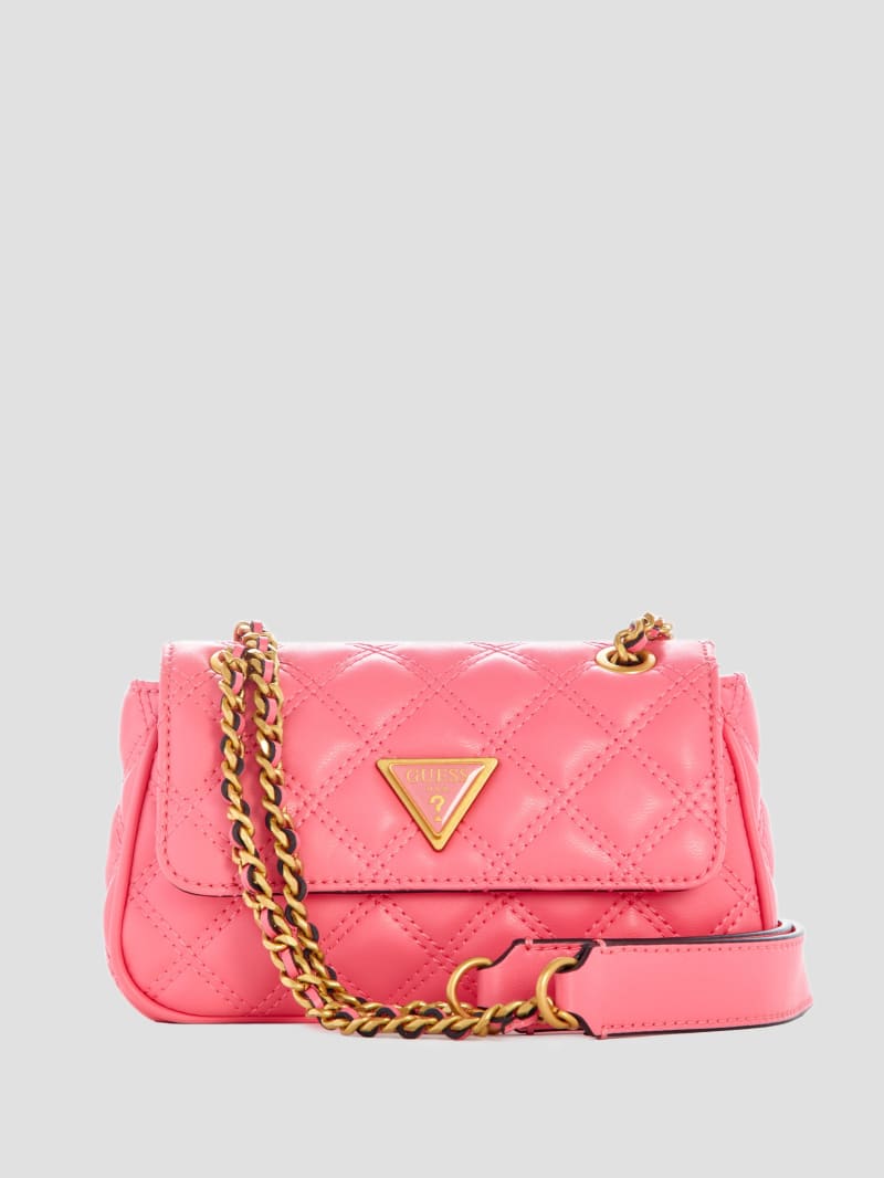 Guess Giully Mini Convertible Crossbody - Watermelon