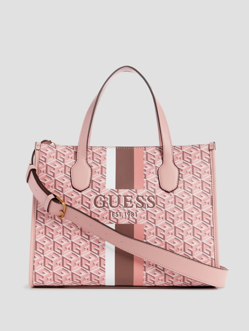 Guess Silvana G Cube Tote - Acid Rain