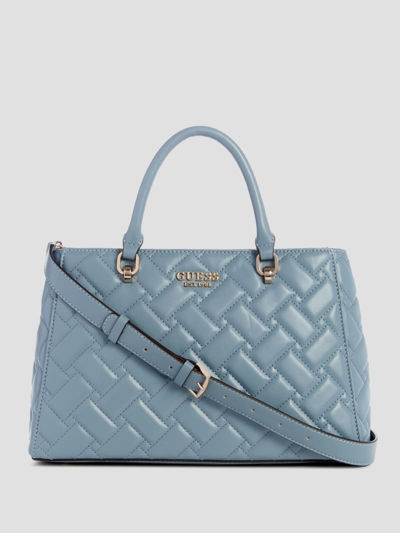 Guess Alanna Girlfriend Satchel - Light Denim