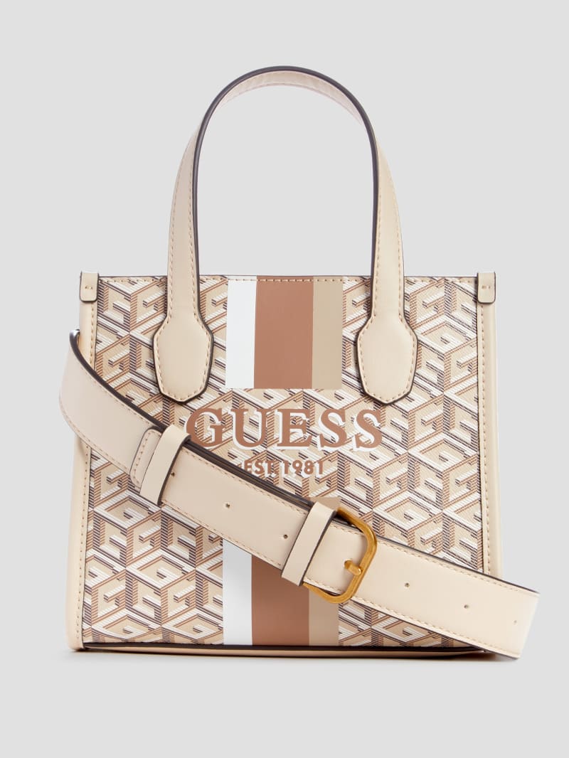 Guess Silvana Mini Totes - Saddle