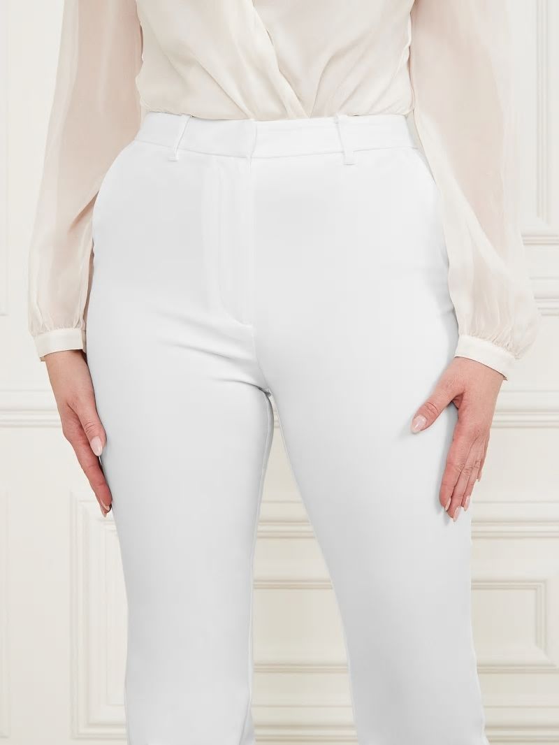 Guess Franca Flared Pant - Pale Pearl