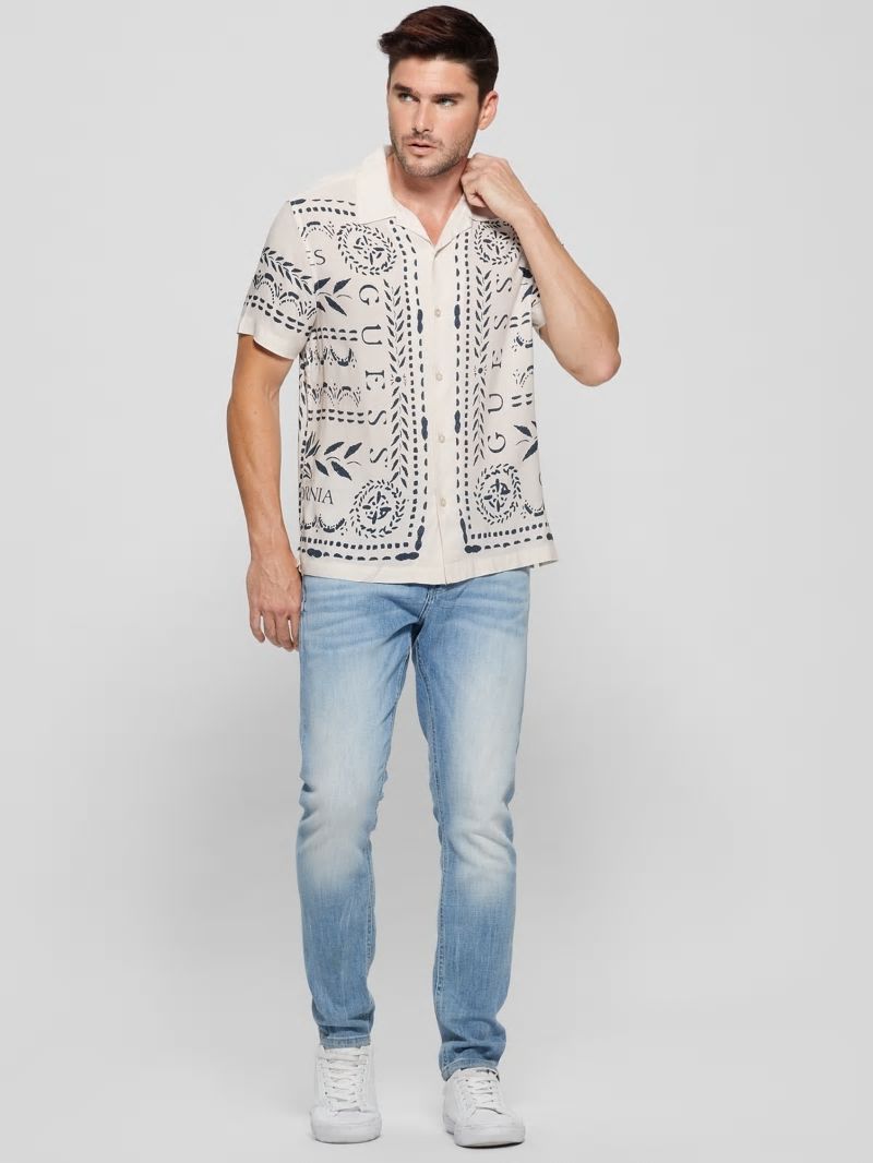 Guess Eco Rayon GUESS Tribe Shirt - Guess Tribe