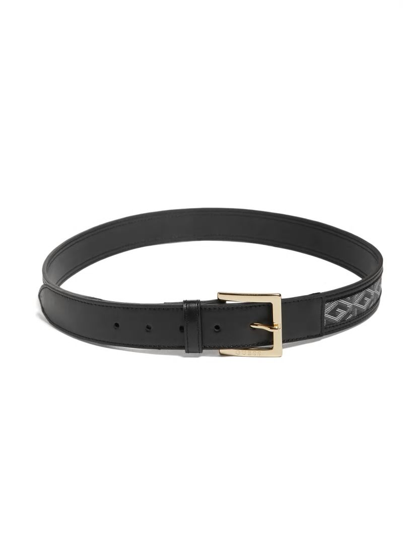 Guess Hallie G Cube Belt - Black Floral Print