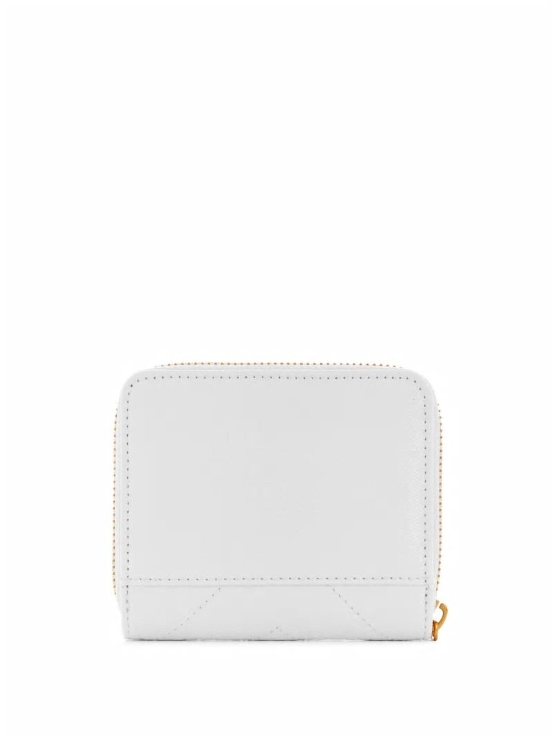 Guess Jania Small Zip-Around Wallet - White