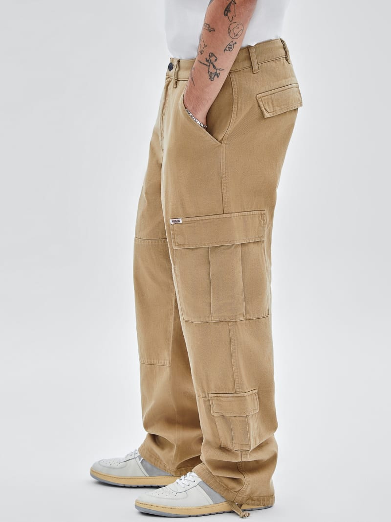 Guess GUESS Originals Cargo Pants - Tan