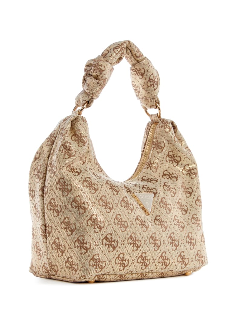 Guess Velina Quattro G Hobo Bag - Monogram Wash