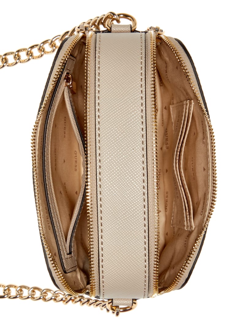 Guess Noelle Camera Crossbody - Taupe