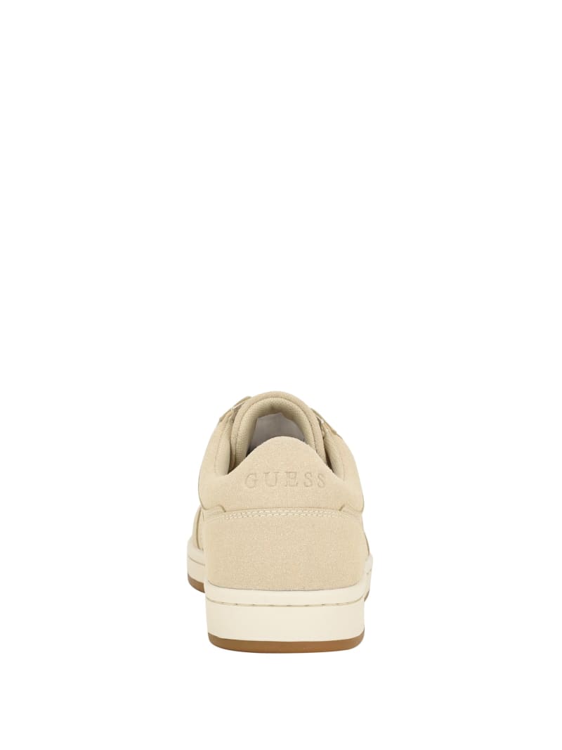 Guess Lensa Signature Low-Top Sneakers - Light Natural