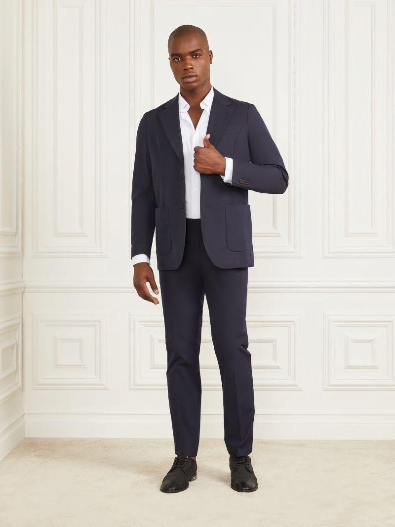 Guess Gary Patch Blazer - Bleu éLéGant