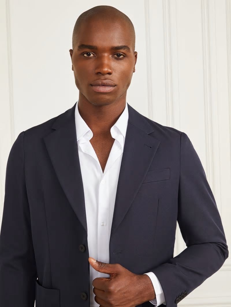 Guess Gary Patch Blazer - Bleu éLéGant