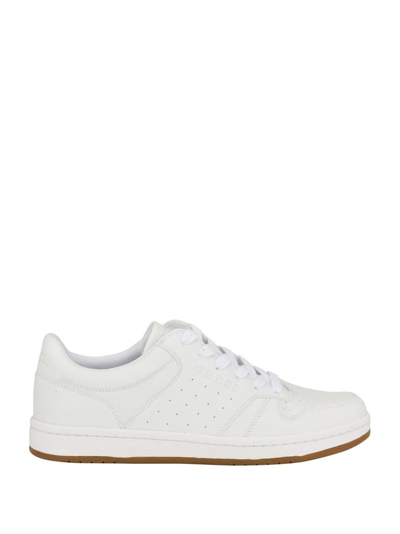 Guess Lensa Signature Low-Top Sneakers - White