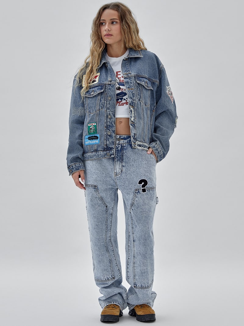 Guess GUESS Originals x Market Trucker Jacket - Go Market Medium Wash