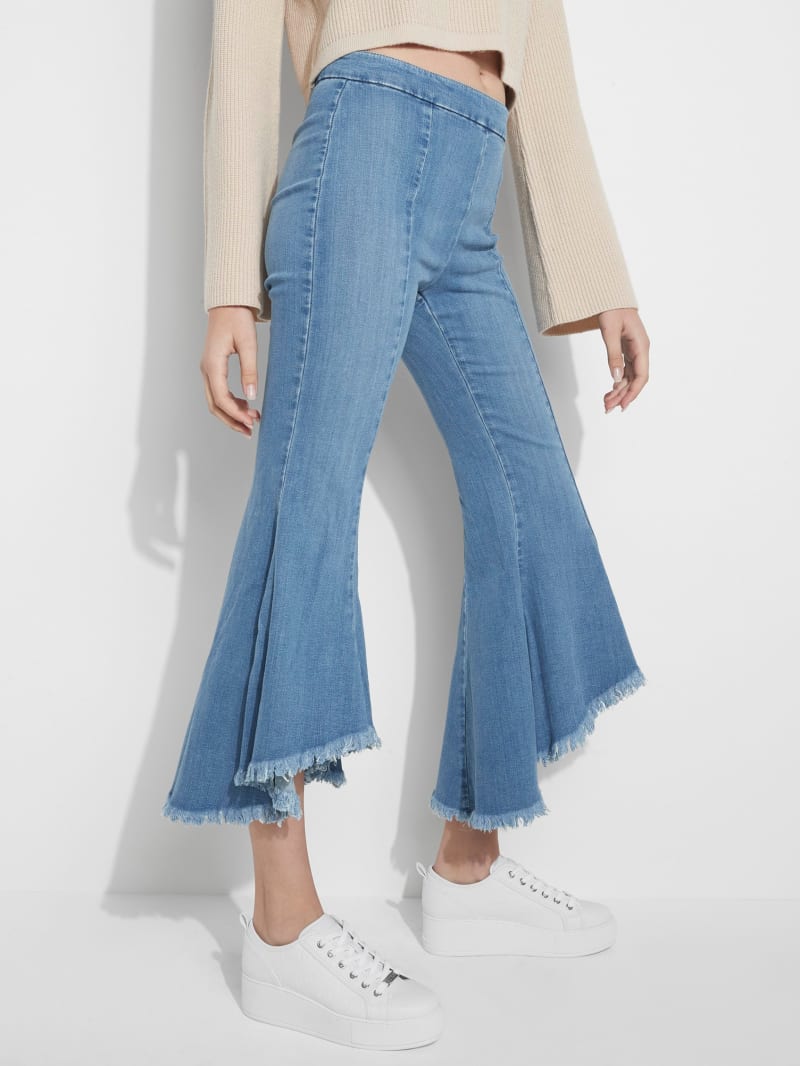 Guess Sofia 1981 High-Rise Flared Jeans - Sofia Wash