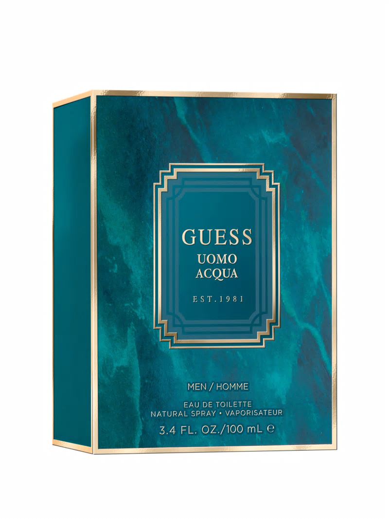 Guess GUESS Uomo Acqua Eau de Toilette, 3.4 oz - Silver/Navy