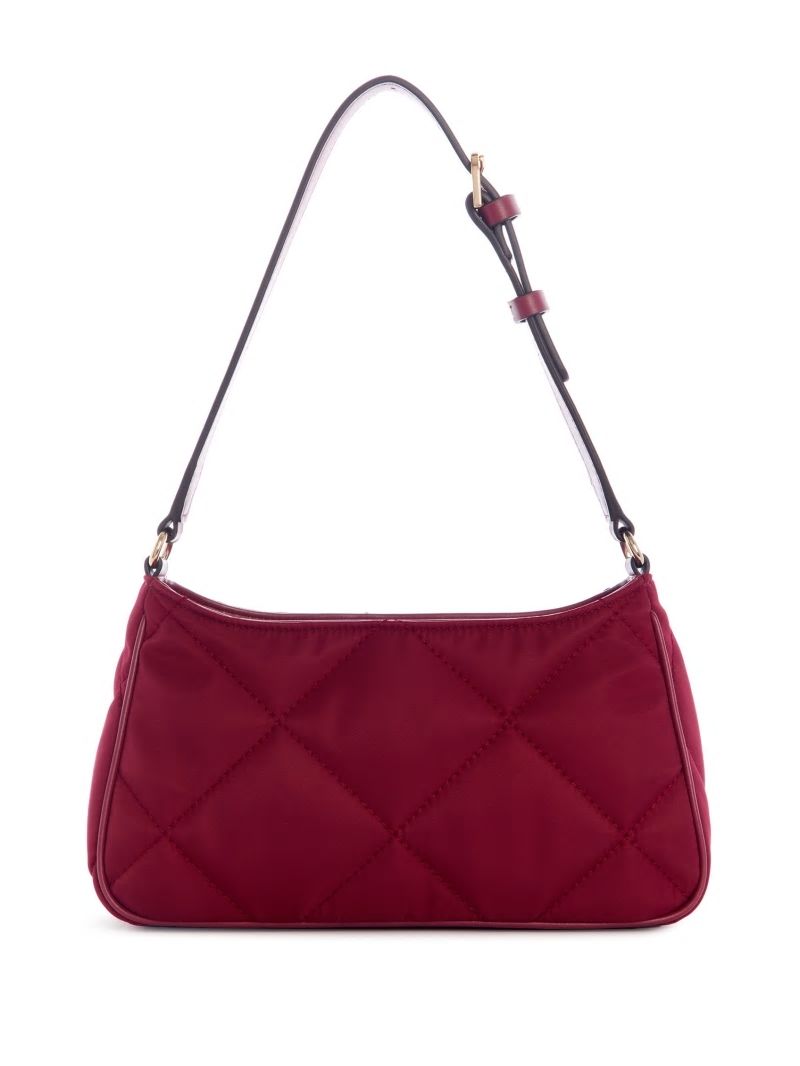 Guess Little Bay Quilted Shoulder Bag - Red