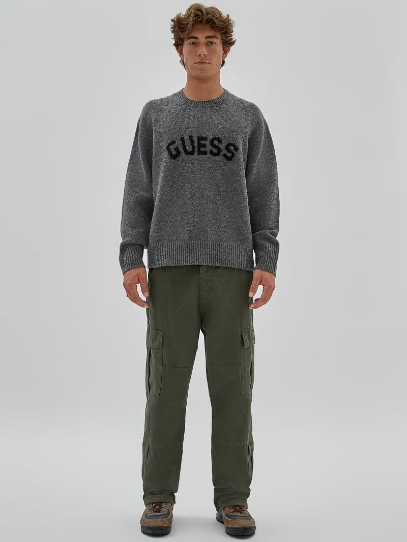 Guess GUESS Originals Jans Sweater - Marled Grey Heather