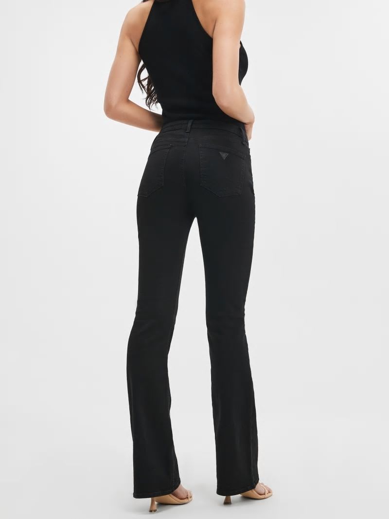 Guess Eco Sexy Flared Jeans - Carrie Black.