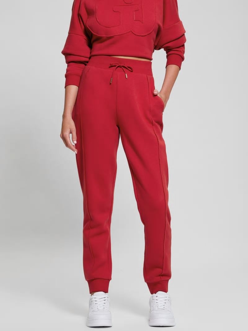 Guess Eco GJ Fleece Joggers - Downtown Red