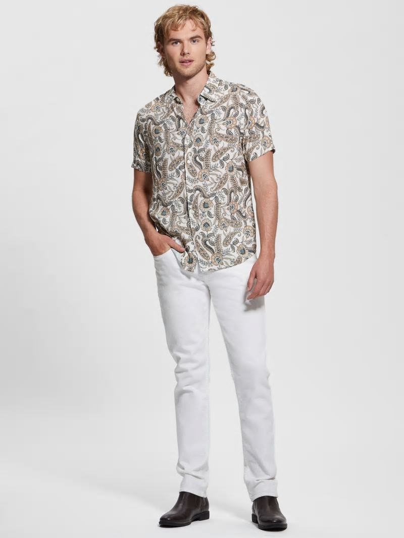 Guess Eco Paisley Shirt - Paisley Floral