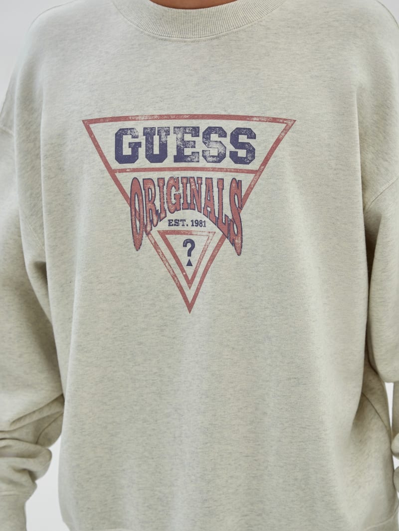 Guess GUESS Originals Eco Vintage Heather Dev Sweatshirt - Eli Aged Heather