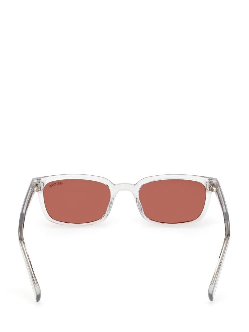 Guess GUESS Originals Rectangle Sunglasses - Grey