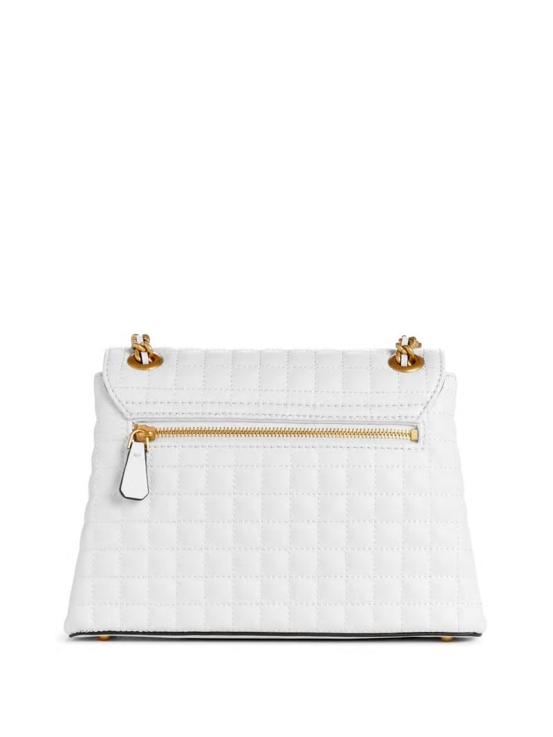 Guess Tia Convertible Crossbody - White Multi