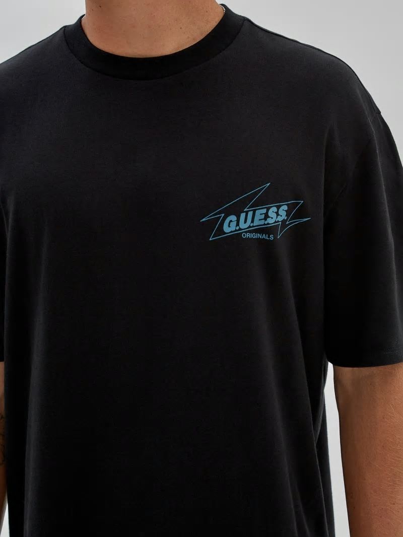 Guess GUESS Originals Eco Radio Tee - Black