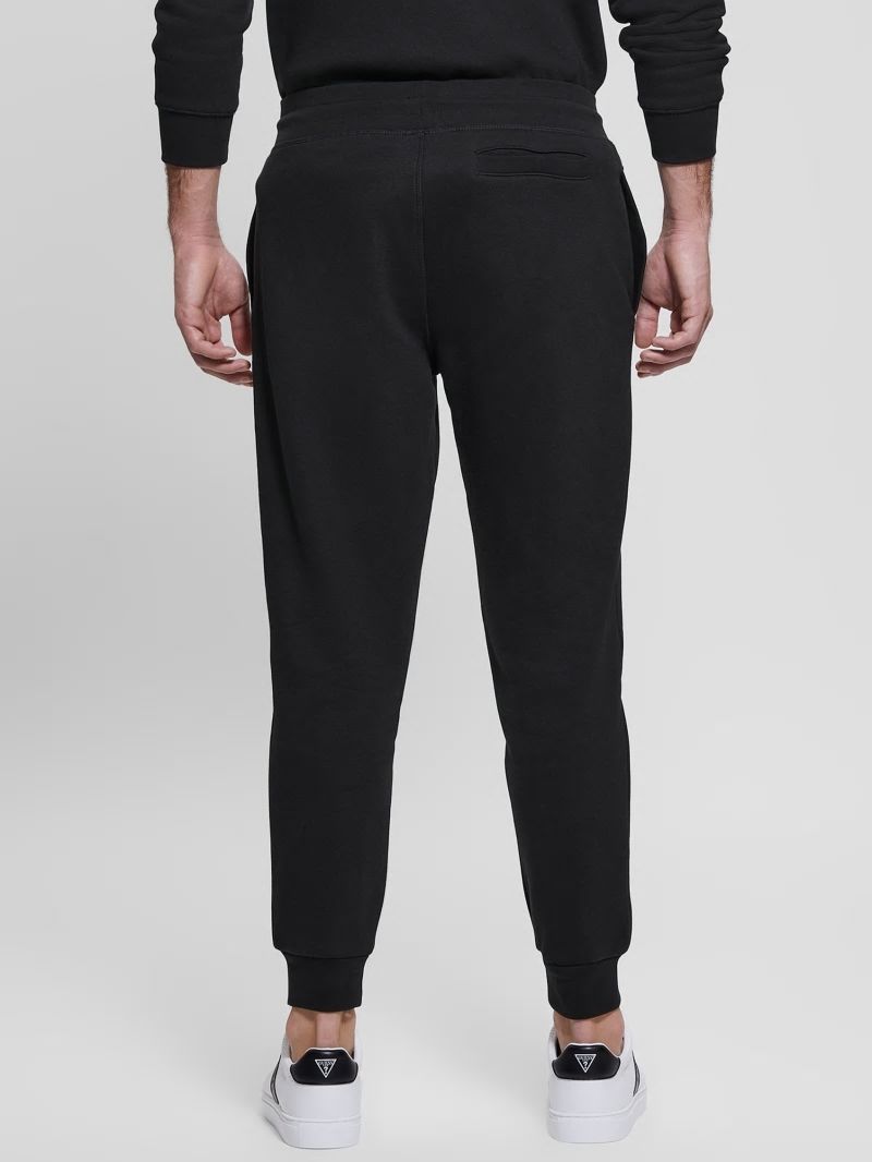 Guess Eco Aldwin Logo Pants - Black