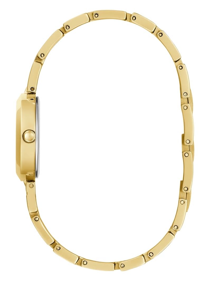 Guess Gold-Tone G Logo Analog Watch - Gold