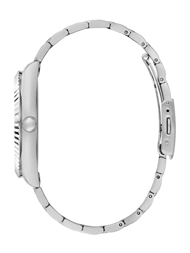 Guess Silver-Tone Analog Watch - Silver