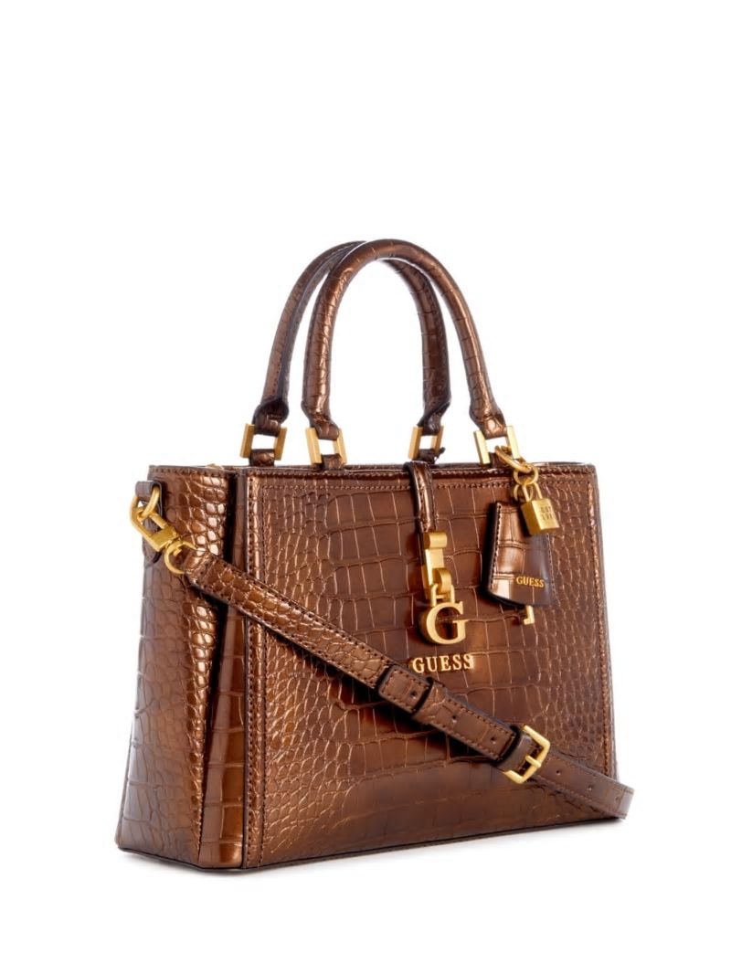 Guess James Girlfriend Satchel - Bronze