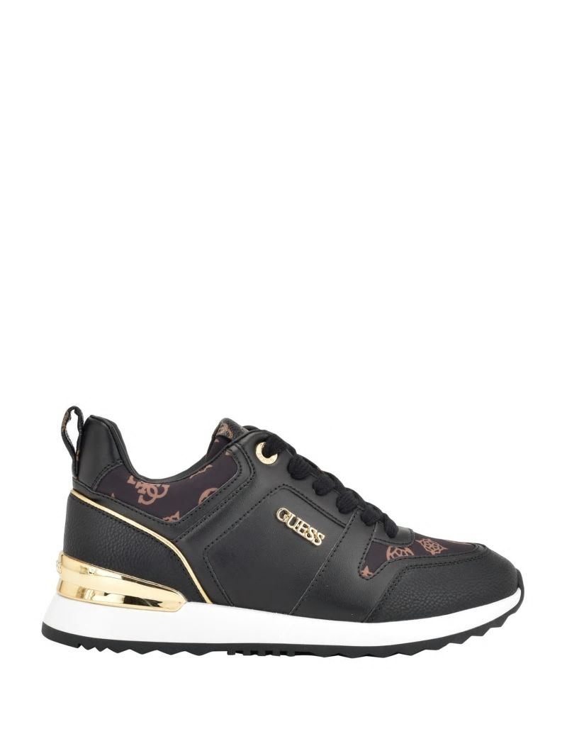 Guess Kadlin Logo Sneakers - Black 001