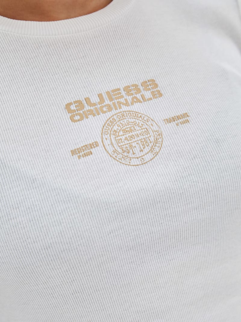 Guess GUESS Originals Logo Tee - Pure White