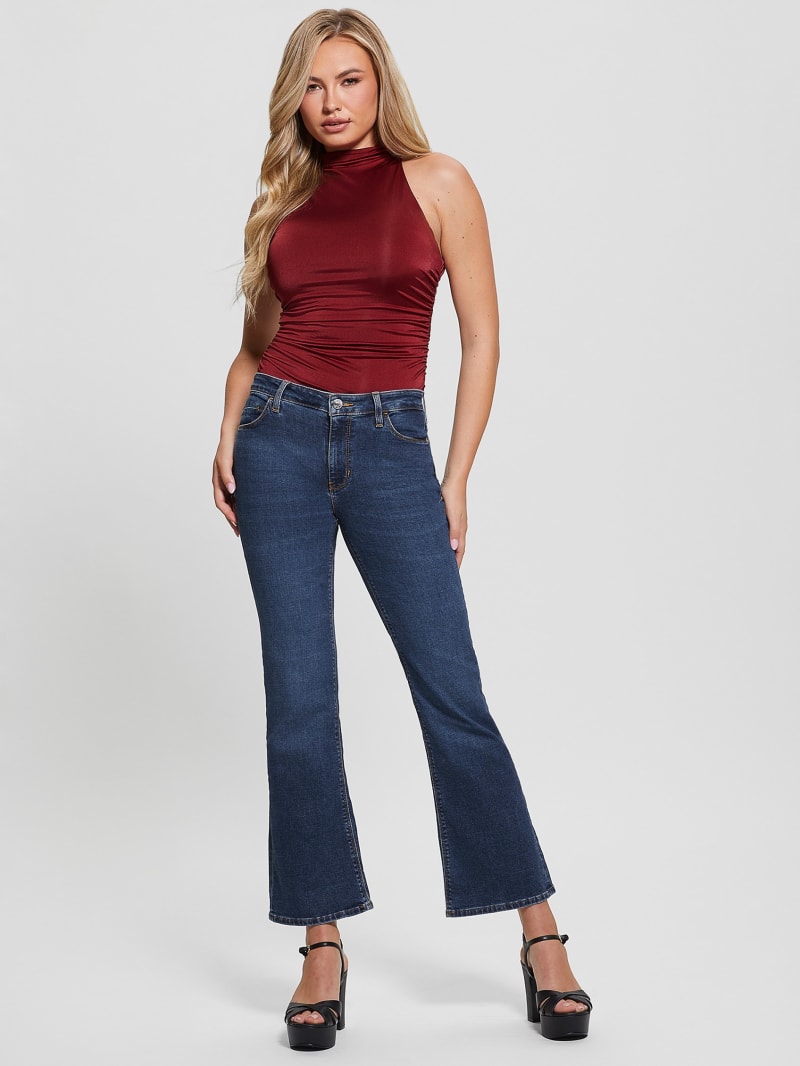 Guess Eco Draped Maeve Top - Tahiti Red