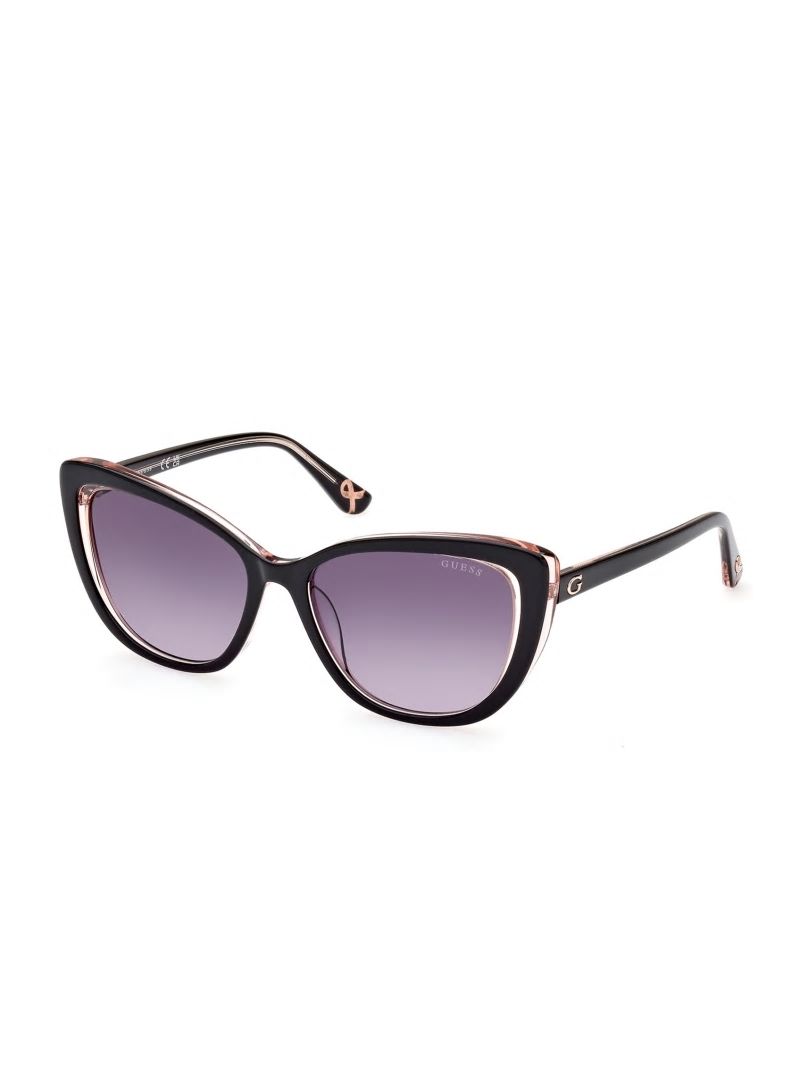 Guess Breast Cancer Awareness Cat Eye Sunglasses - Silver